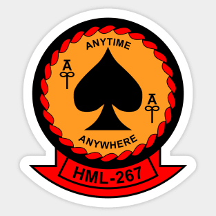 HML 267 Anytime Anywhere Sticker